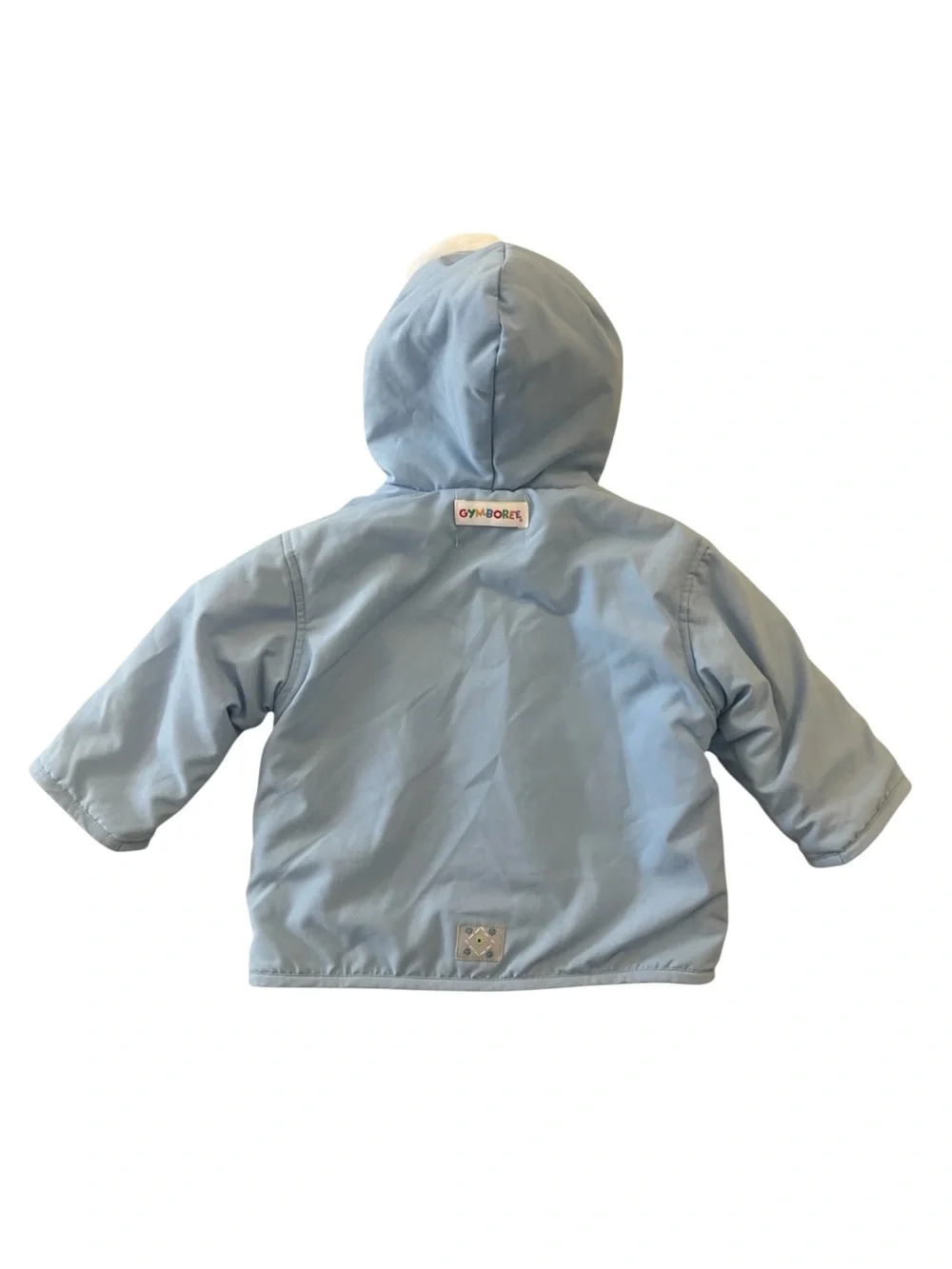 Vintage 90s Reversible Blue Winter Baby Coat